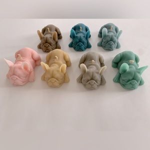 French bulldog candles